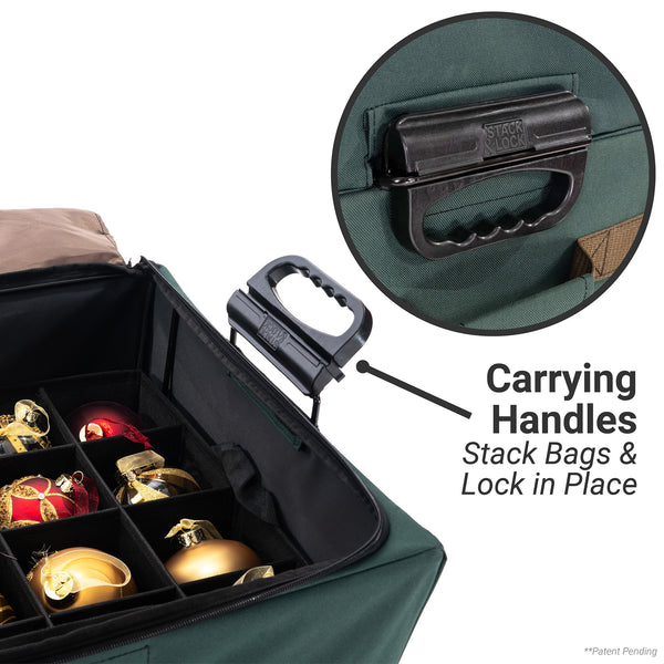 Top Pocket Ornament Storage Bag [72 Christmas Ornaments